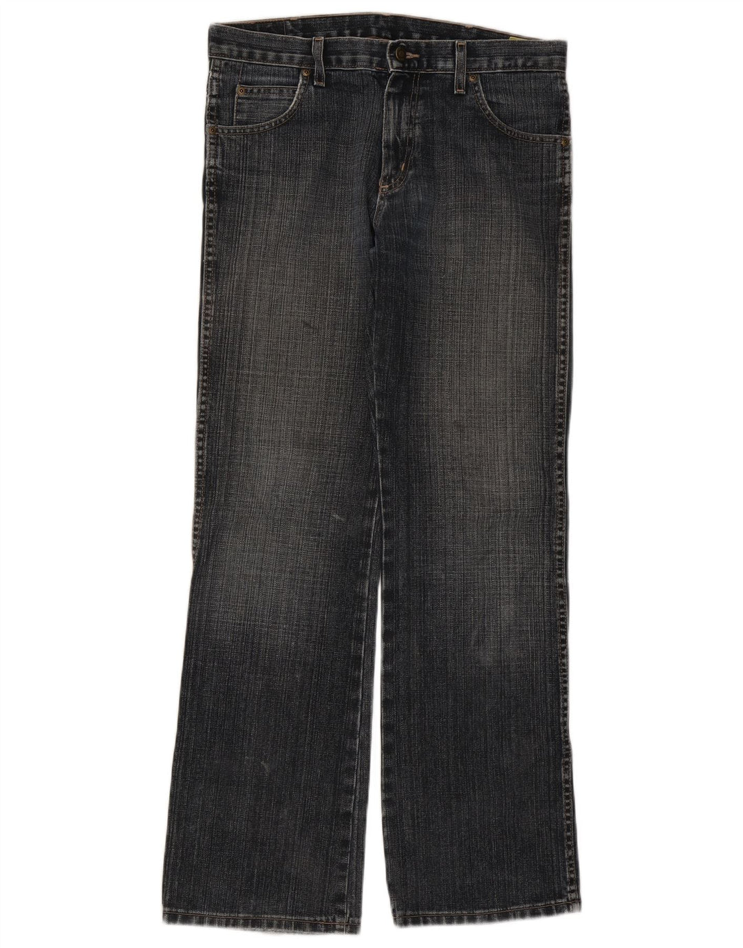 Muške traperice Wrangler Bootcut W31 L32 tamnoplavi pamuk