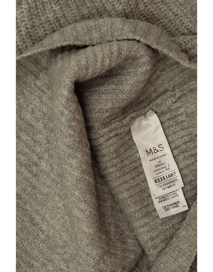 Marks & Spencer ženski kratki prsluk bez rukava UK 10 mali sivi poliester