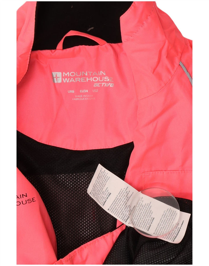 Mountain Warehouse Ženska kišna jakna UK 6 XS Pink Colourblock Poliester