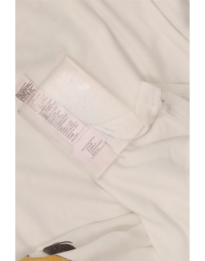 Benetton ženska majica s velikim grafičkim motivima Benetton UK 12 Srednje bijela