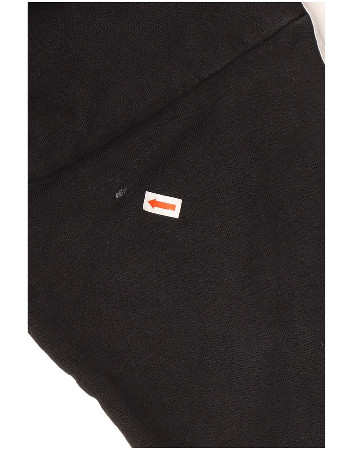 ADIDAS ženska velika majica s kapuljačom UK 8 Mala crna pamuk