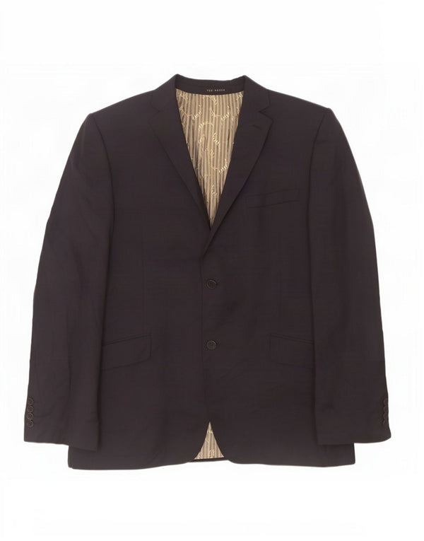 Ted Baker muška jakna sa 2 gumba UK 44 2XL tamnoplava vuna