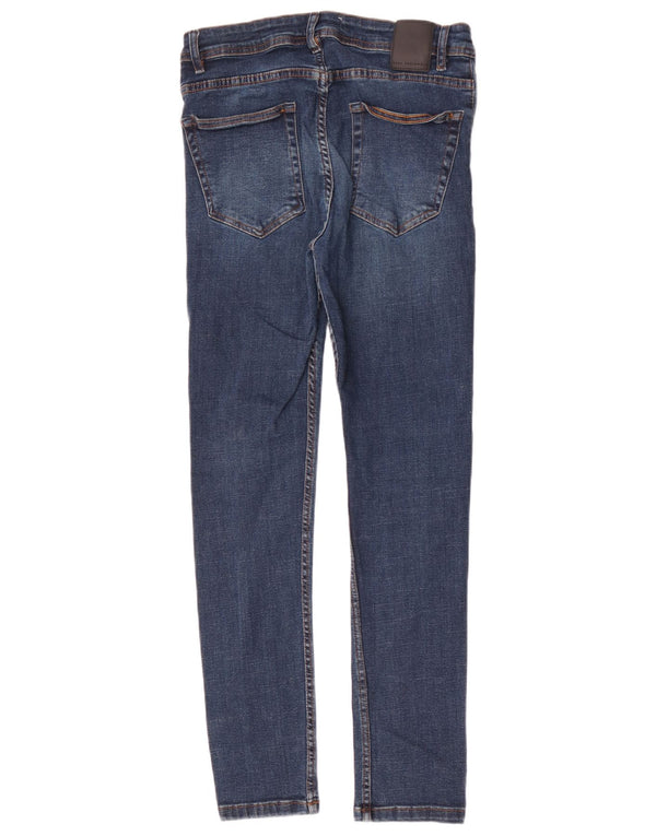 Zara Mens Skinny Jeans EU 40 Medium W31 L30 Blue Cotton