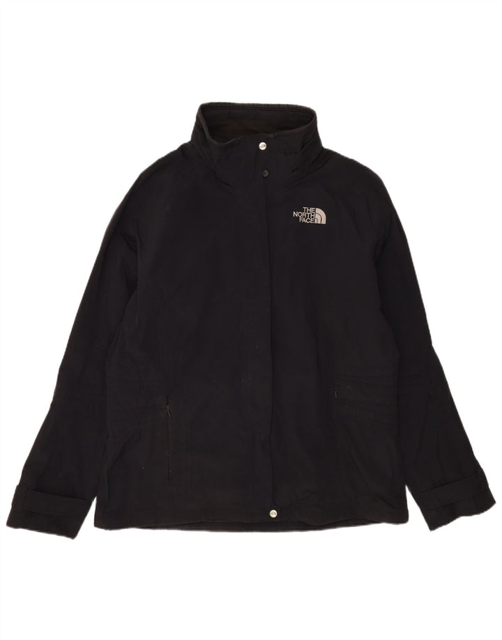 The North Face ženska velika kišna jakna UK 18 XL crni najlon
