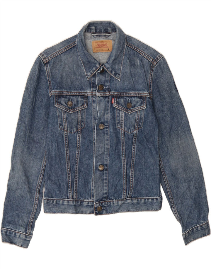 LEVI'S Girls Denim Jacket 10-11 Years Small  Blue Cotton Vintage Levi's and Second-Hand Levi's from Messina Hembry 