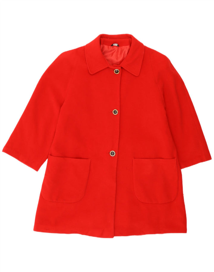 Vintage ženski kaput UK 16 Large Red