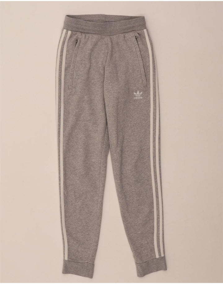 Adidas Ženska trenirka Hlače Joggers srednje sivi flekasti pamuk
