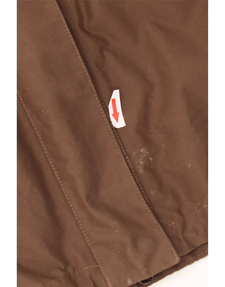 Jack Wolfskin ženska jakna parka s kapuljačom UK 16 veliki smeđi poliester