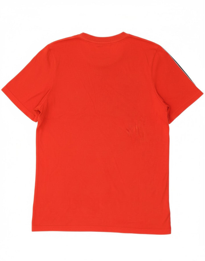 ADIDAS Mens T-Shirt Top Medium Red Cotton Vintage Adidas and Second-Hand Adidas from Messina Hembry 