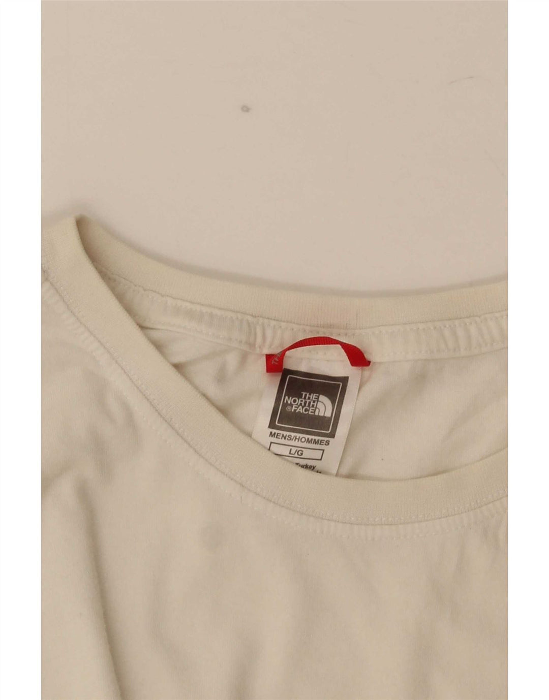 Velika bijela muška majica s grafičkim motivima The North Face