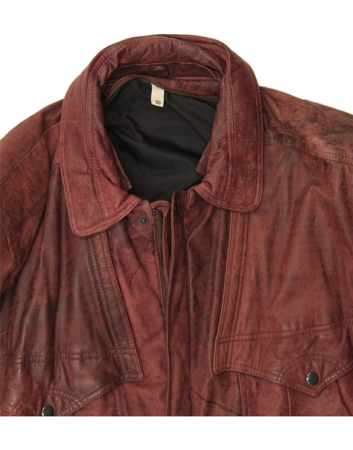 VINTAGE muška kožna jakna IT 50 Large Brown Leather