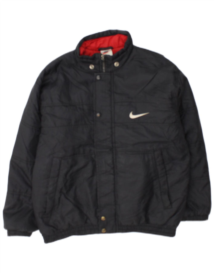 Nike Boys Graphic Podstavljena jakna 12-13 godina velika crna najlonska jakna