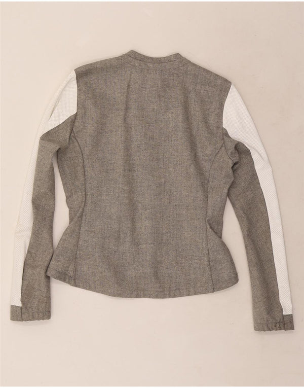Adidas ženska bomber jakna UK 12/14 srednje siva vuna