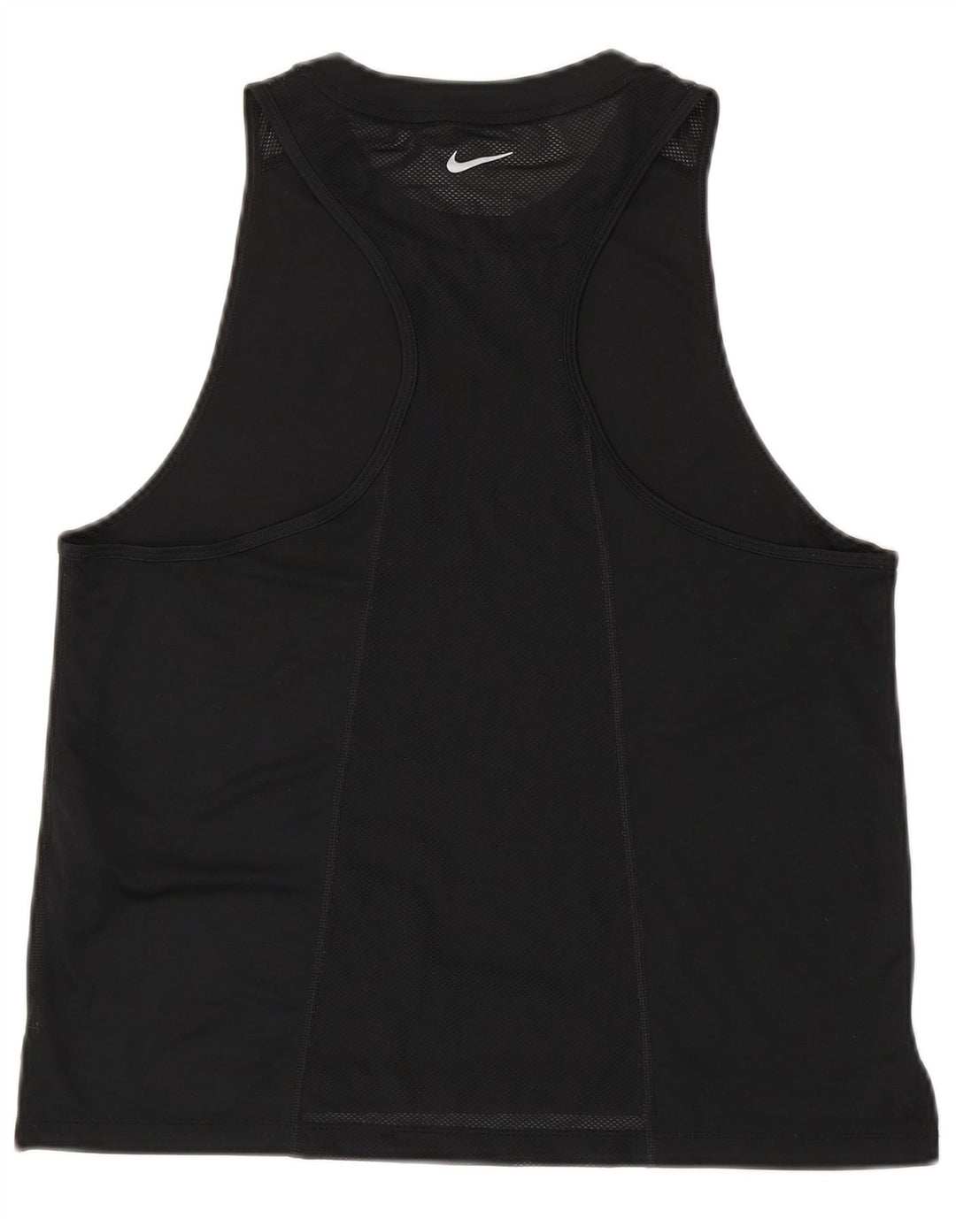 Nike Ženski Dri Fit Vest Top UK 14 Veliki crni poliester