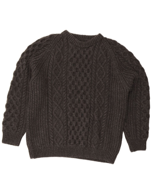 Vintage Mens Crew Neck Jumper Sweater XL Grey