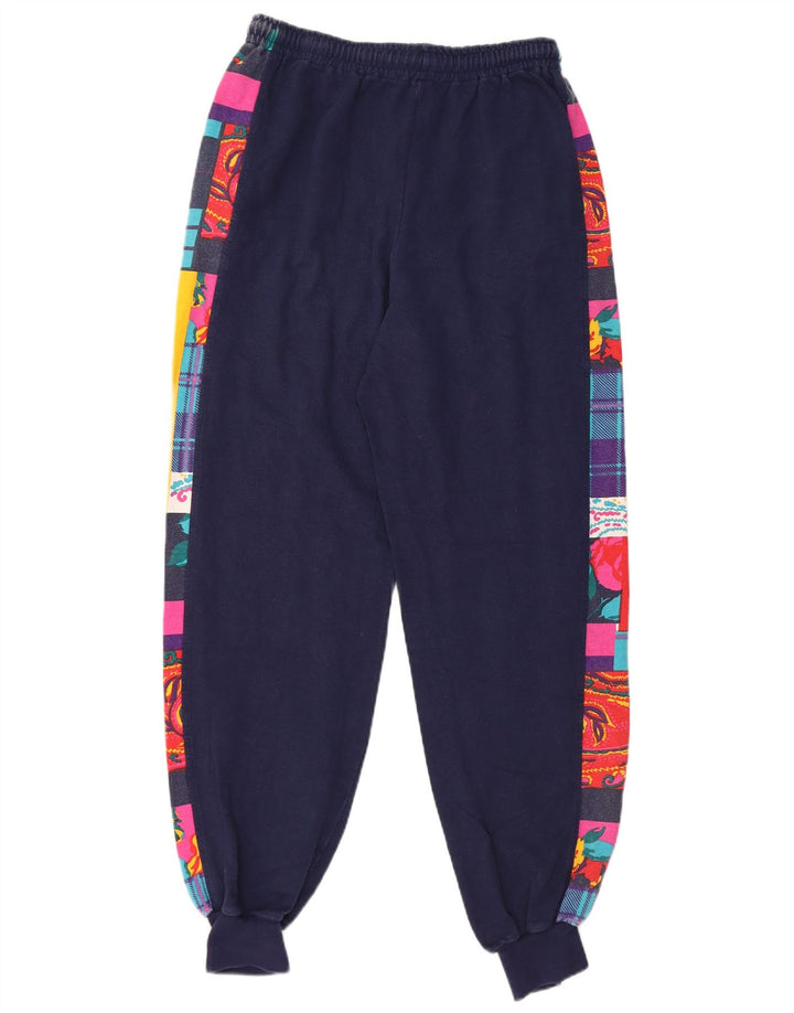 TRIGEMA Ženska puna trenirka UK 14 Srednje tamnoplava patchwork pamuk