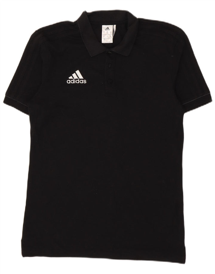 Adidas muška Climalite polo majica srednje crne pamučne boje