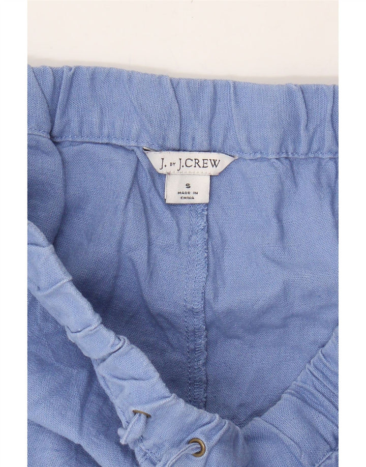 J. CREW Womens Casual Shorts Small W27  Blue Linen Vintage J. Crew and Second-Hand J. Crew from Messina Hembry 