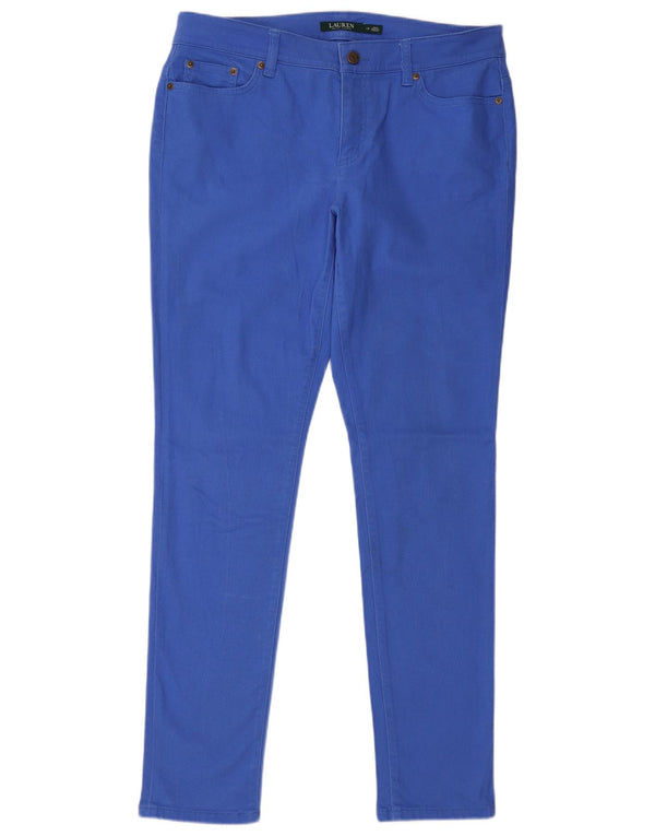 RALPH LAUREN Ženske uske traperice US 12 Large W34 L32 Plavi pamuk