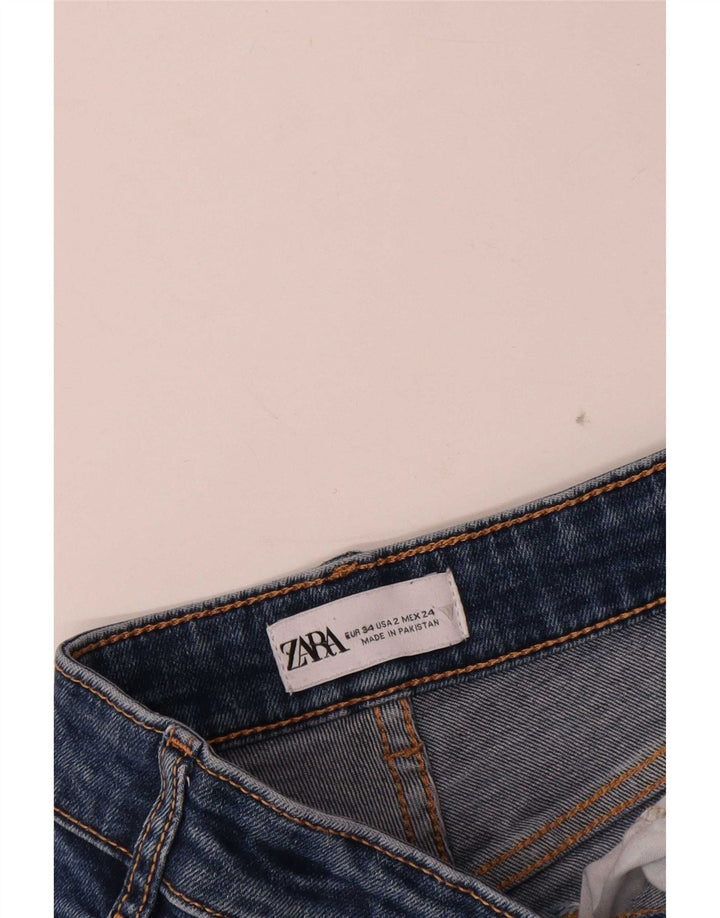 Ženske traperice Zara Bootcut EU 34 2XS W24 L25 Plave