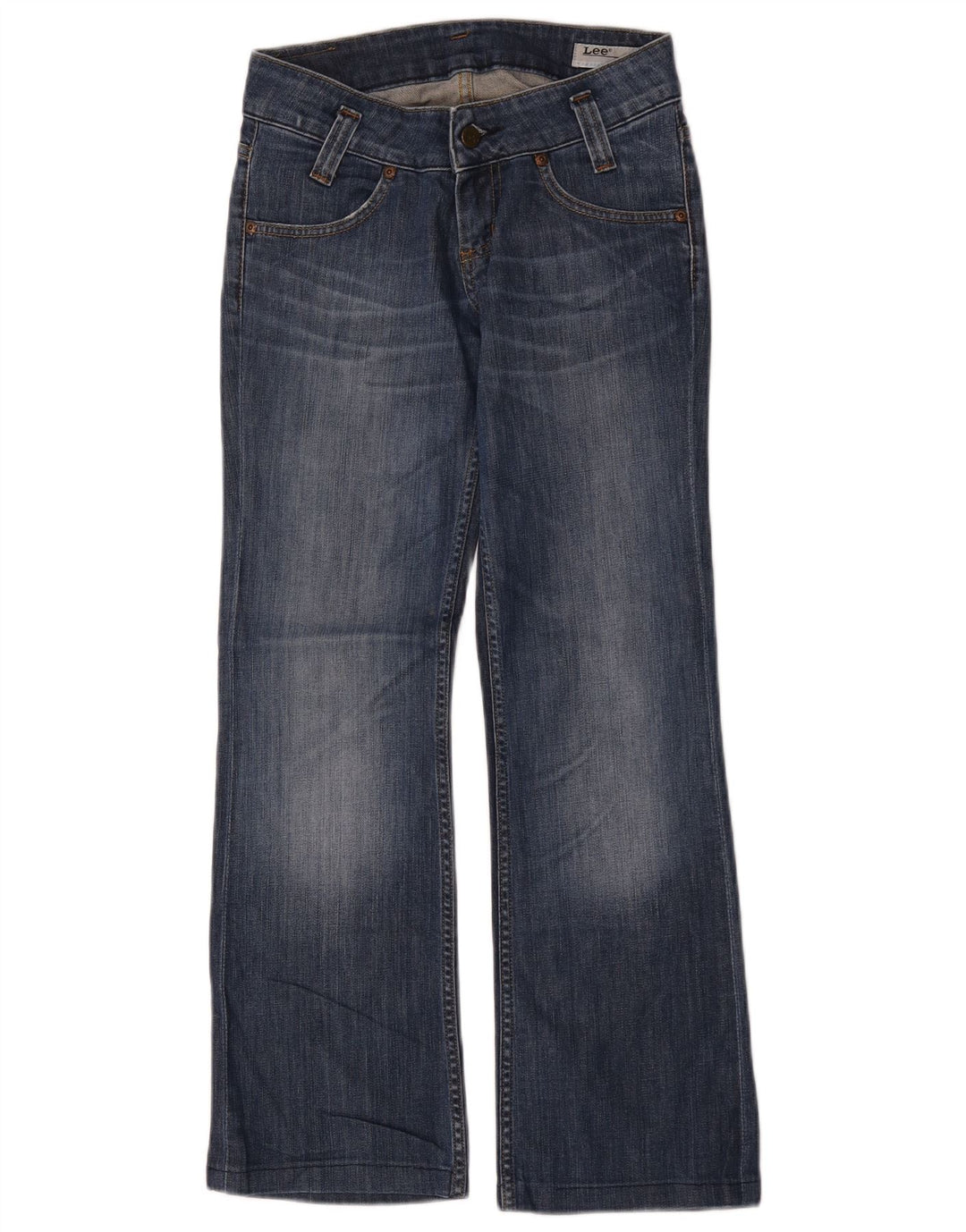 Lee ženske traperice Leola Bootcut W26 L28 plavi pamuk