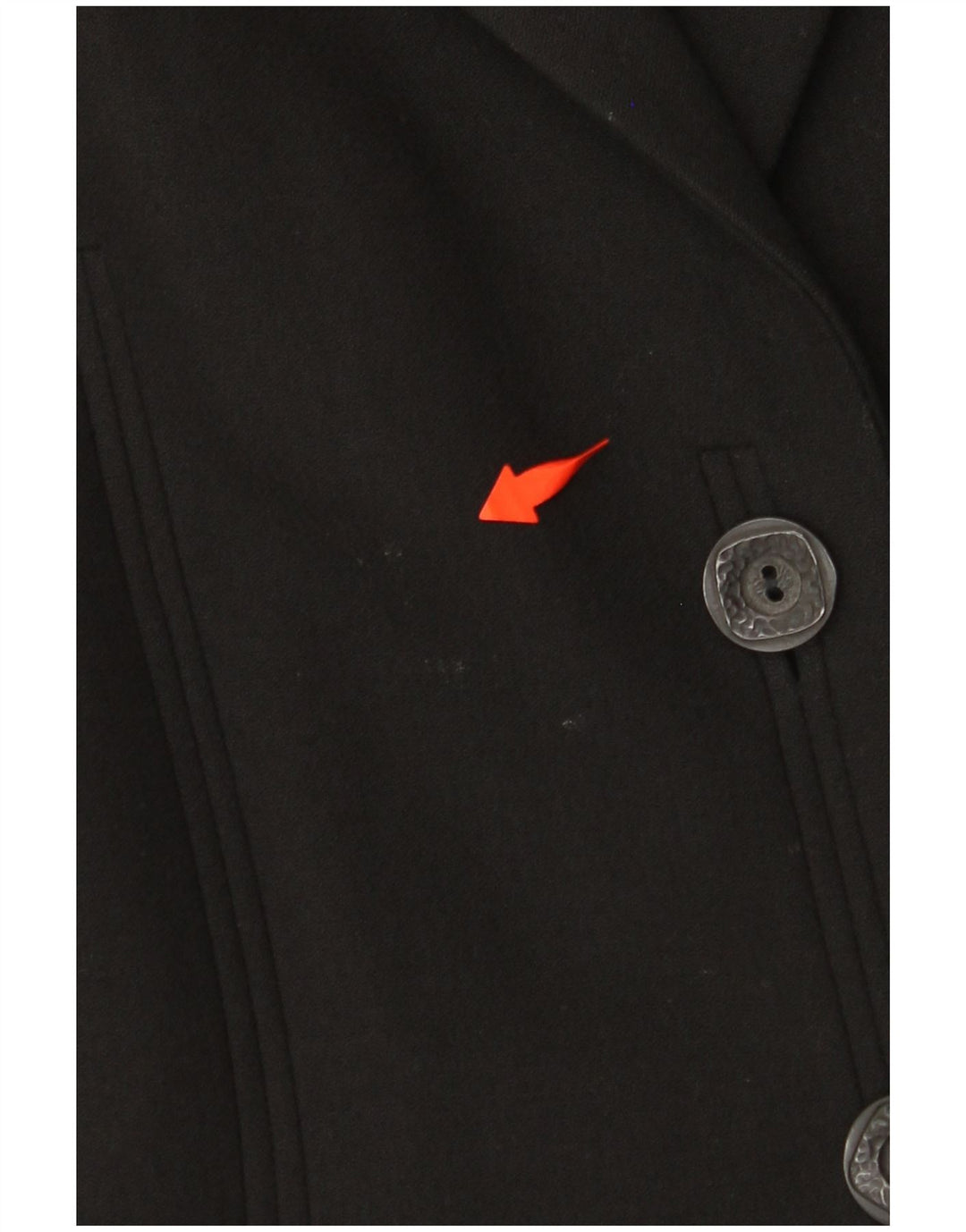 LES COPAINS ženski kaput UK 14 Srednje crna viskoza