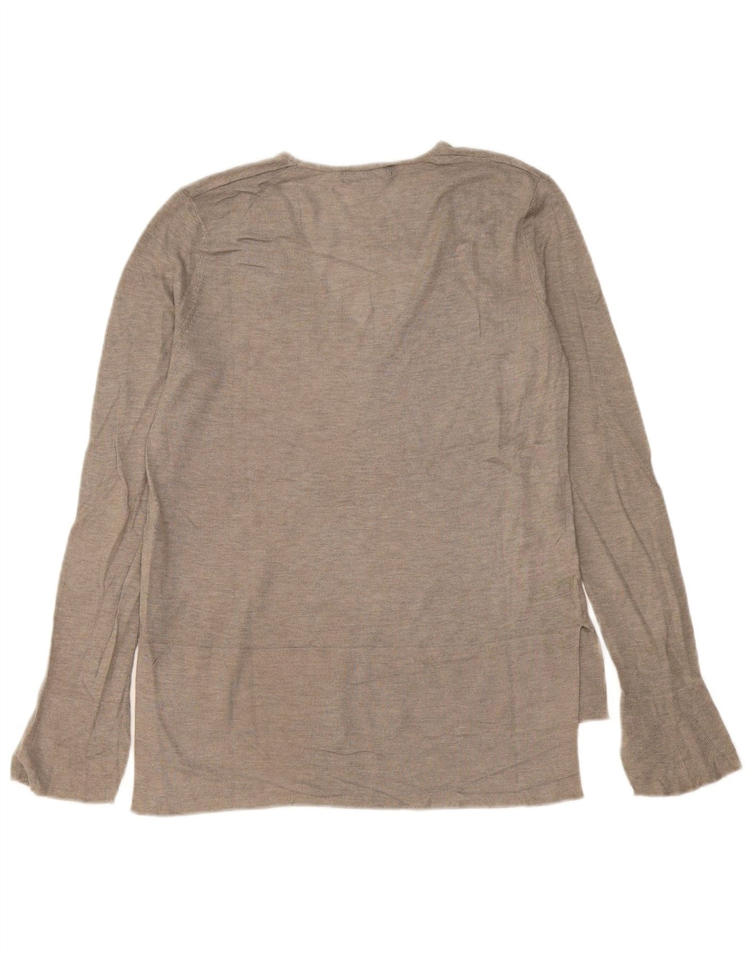 Zara ženska prevelika majica dugih rukava UK 6 XS siva viskoza