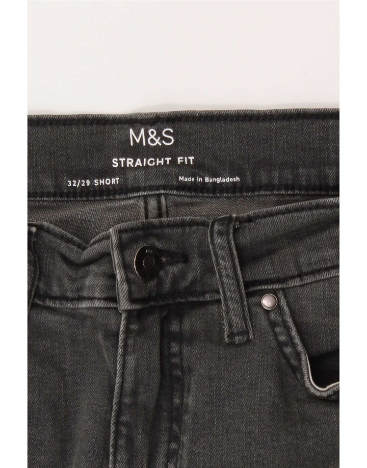 Marks & Spencer muške ravne traperice W32 L29 sivi pamuk