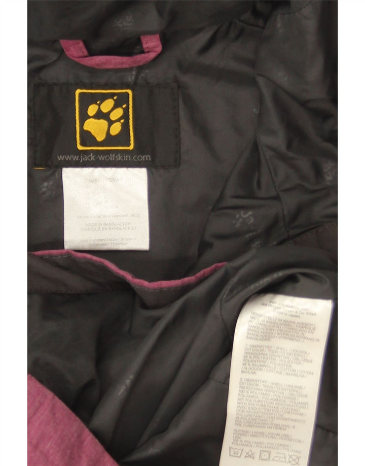 Jack Wolfskin ženska vjetrovka s kapuljačom UK 10 mala ružičasta poliester