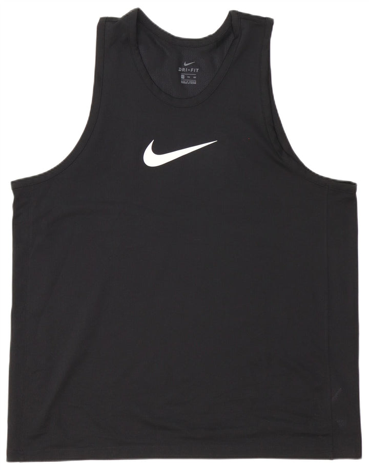 Nike muški Dri Fit Vest Top 2XL crni poliester