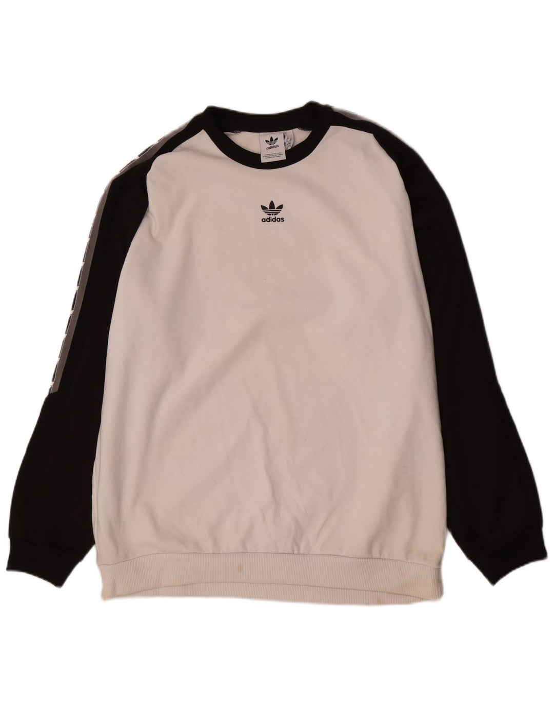 Adidas muški džemper XL bijeli poliester u boji