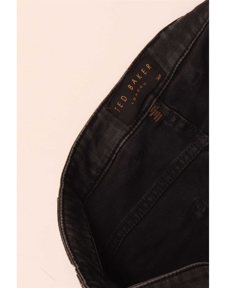 Muške ravne traperice Ted Baker W36 L30 crne