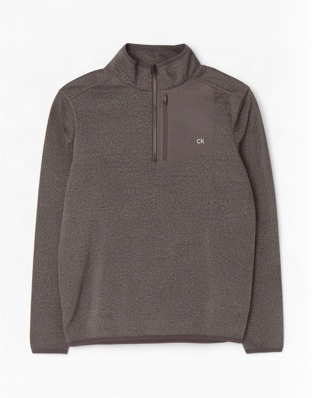 Calvin Klein muška majica s izrezom i trenirkom za golf, mala siva trenirka