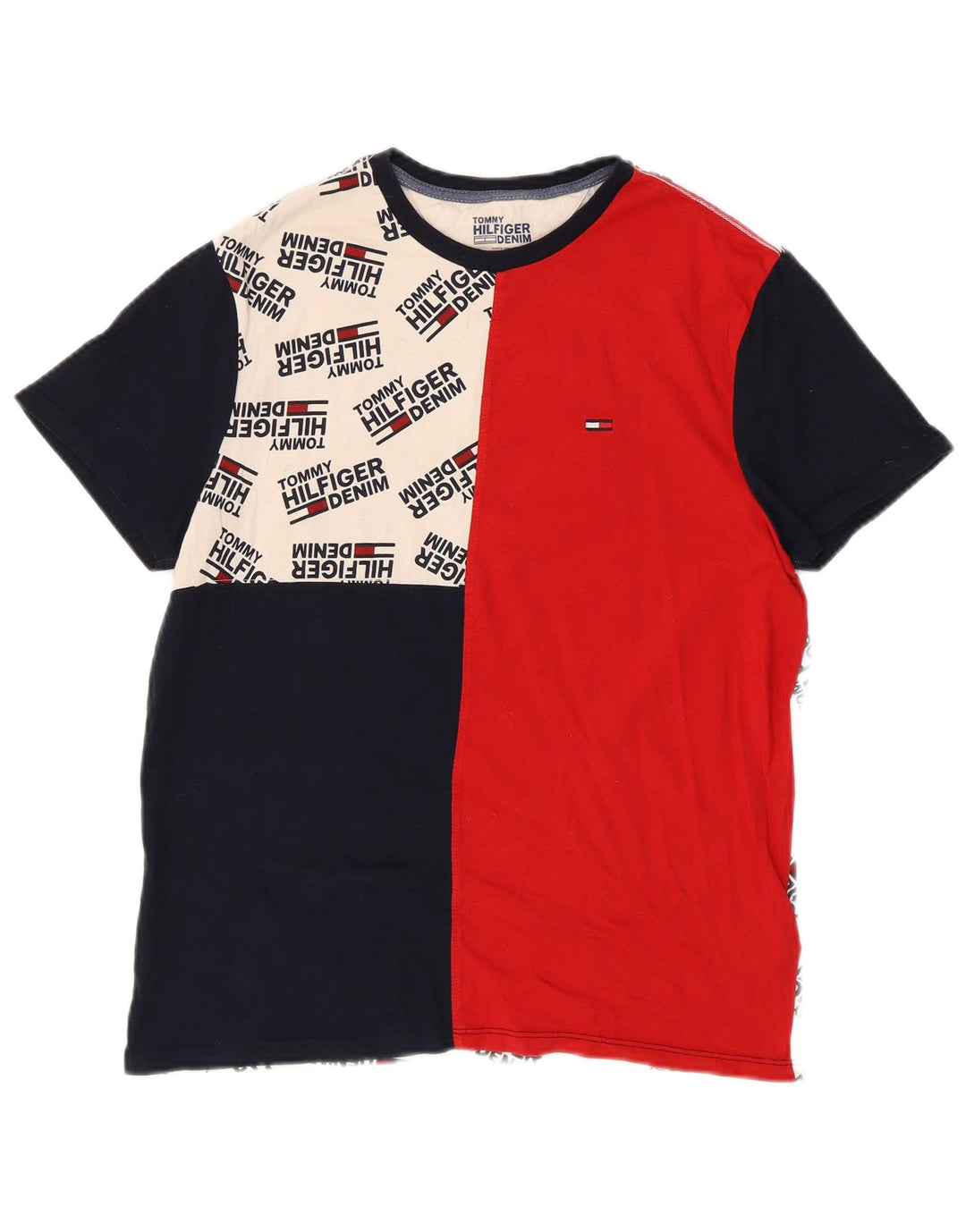 Tommy Hilfiger Muška majica kratkih rukava s grafičkim motivima Mali raznobojni Colourblock