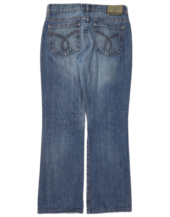 Calvin Klein Ženske Bootcut traperice W31 L30 Plavi pamuk