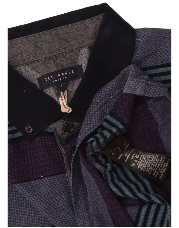 Ted Baker muška polo majica veličine 4, pamuk na velike raznobojne pruge