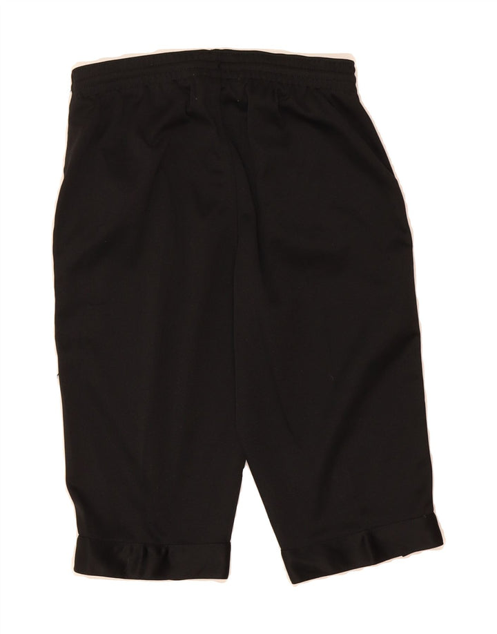 KAPPA Boys Sport Shorts 9-10 Years Large Black Polyester Vintage Kappa and Second-Hand Kappa from Messina Hembry 