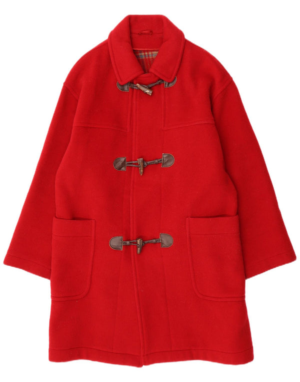 VINTAGE ženski duffle kaput IT 48 XL crvena vuna