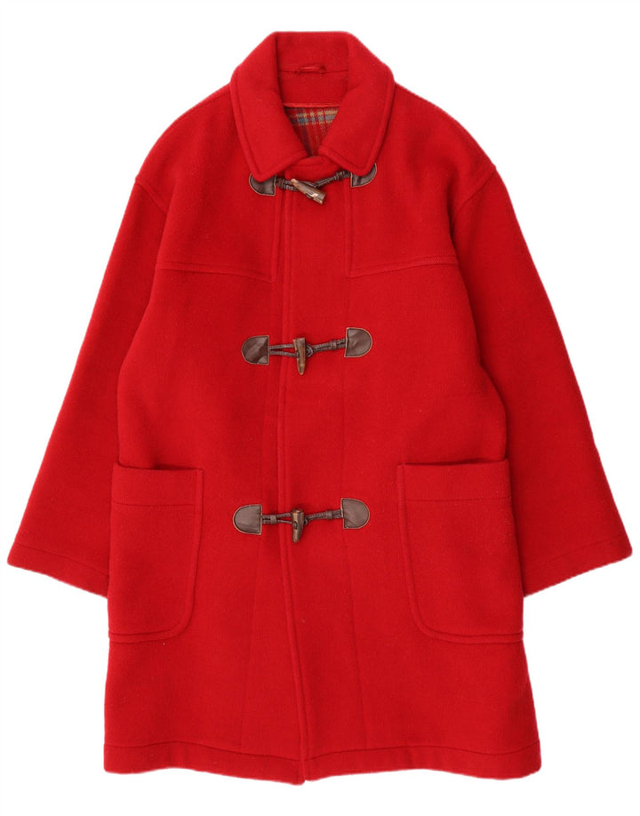 VINTAGE ženski duffle kaput IT 48 XL crvena vuna