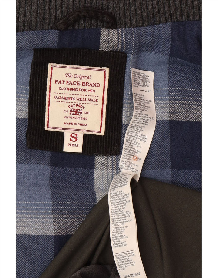 FAT FACE Muška podstavljena jakna UK 36 Mala siva pamuk