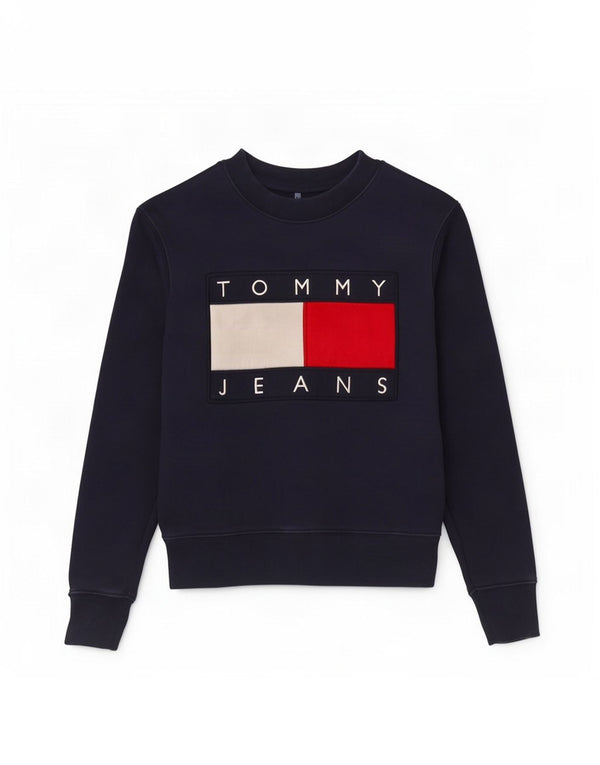 Tommy Hilfiger Ženska majica s kratkim rukavima UK 6 XS tamnoplava boja