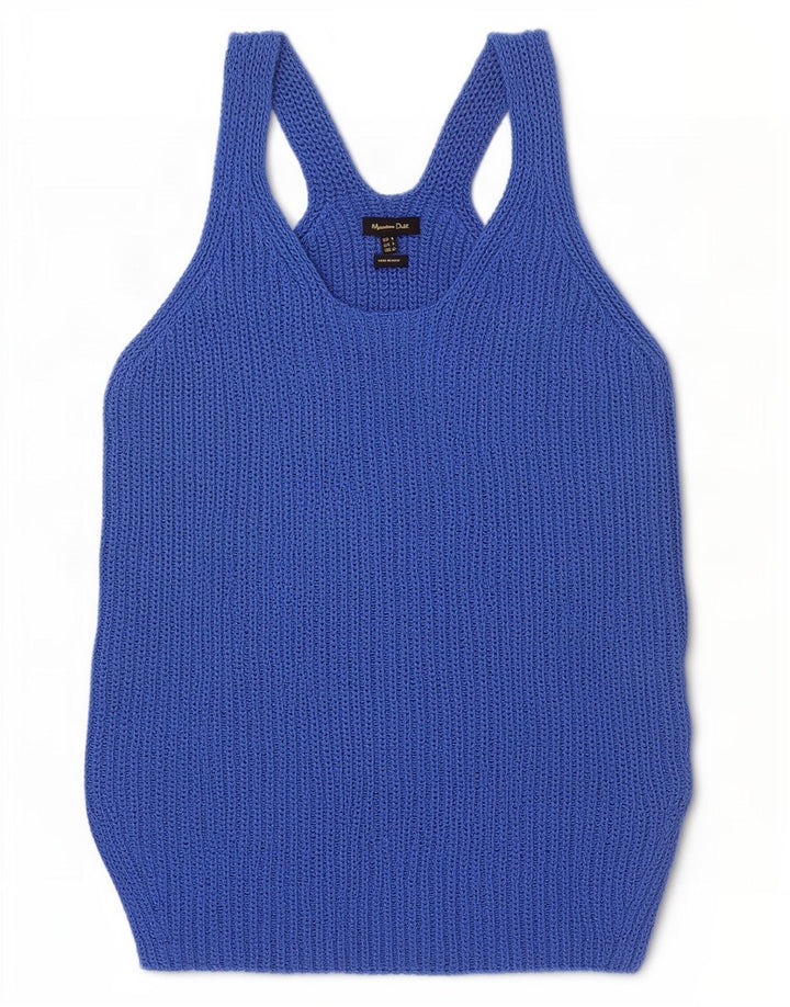 Ženska majica bez rukava Massimo Dutti UK 10 Small Blue