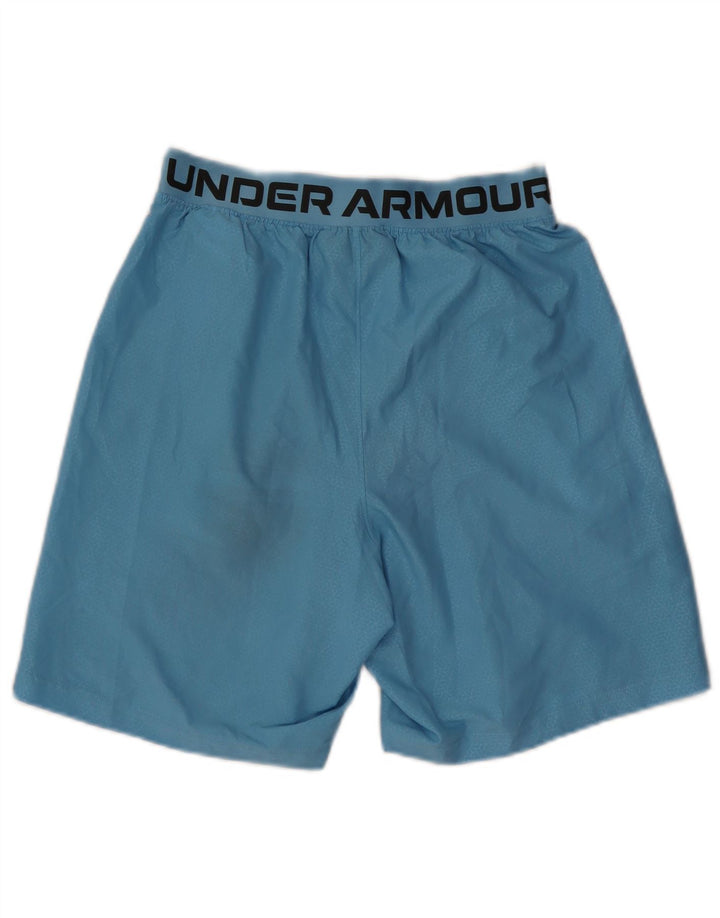 Under Armour muške kratke sportske hlače s grafičkim motivima male plave geometrijske poliesterske boje