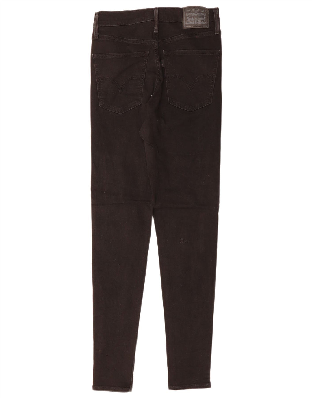 LEVI'S Ženske Mile High Super Skinny traperice W27 L29 crni pamuk