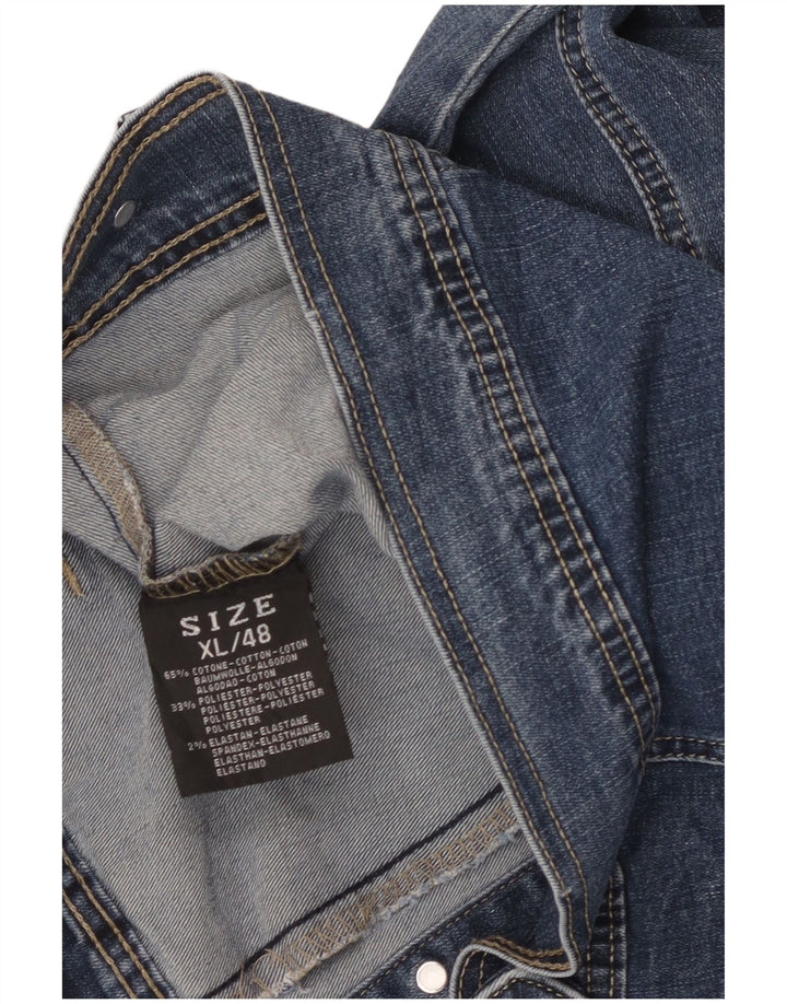 VINTAGE ženska traper jakna UK 18 XL plavi pamuk