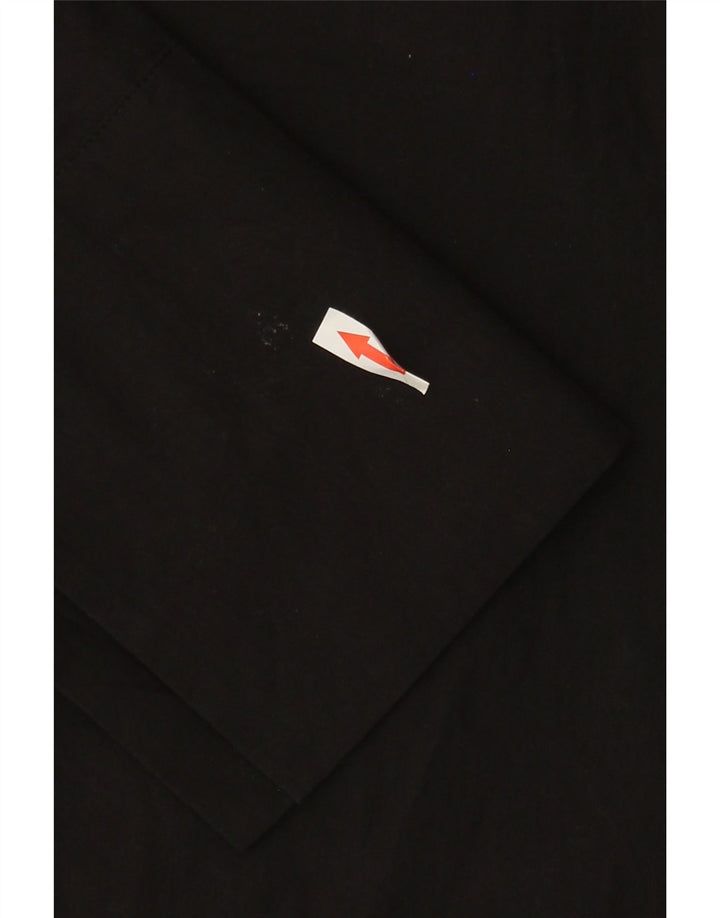 Zara ženska prevelika majica s otvorenim ramenima UK 6 XS crna