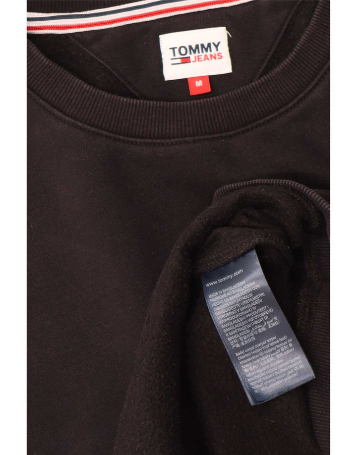 Tommy Hilfiger Ženska majica s kratkim rukavima UK 14 Srednje crni pamuk