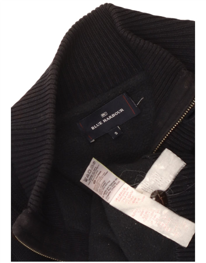 Marks & Spencer muški plavi Harbor kardigan pulover mali tamnoplavi pamuk