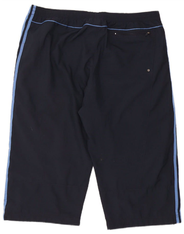 Adidas muške sportske kratke hlače Bermuda 2XL tamnoplavi poliester