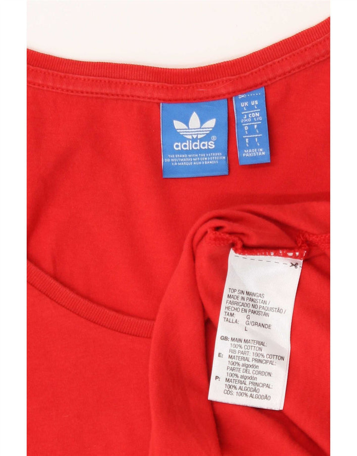 Adidas muški grafički prsluk Veliki crveni pamuk